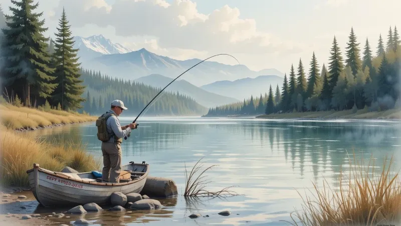 Fishing near Beaverton, Oregon